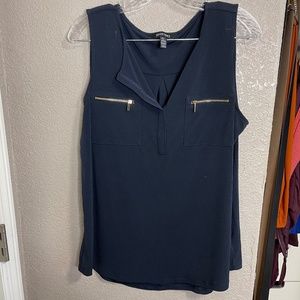 Ellen Tracy Sleeveless Blouse